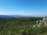 STAND DE TIR - PILON DU ROI PAR LES CRETES BORDANT LE VALLON DU PILON DU ROI-bouches-du-rhone