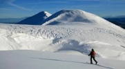 SOMMET DU MONTUE EN RAQUETTES A NEIGE-drome