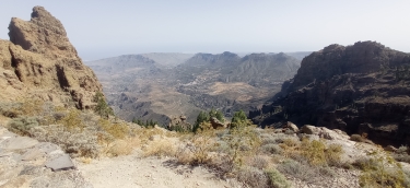GRANDE CANARIE - PICO DE LA NIEVES ET VUE SUR LE ROQUE NUBLO-espagne
