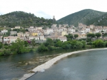 ROQUEBRUN - 34 - VIGNES - SCHISTES ET ARBOUSIERS-herault