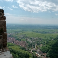 RIBEAUVILLE - CHATEAUX ST URICH ET GIRSBERG-haut-rhin