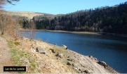 LAC DE BLANCHEMER - CRETES ET LAC DE LA LANDE - DEPUIS LE PONT DE BLANCHEMER-vosges